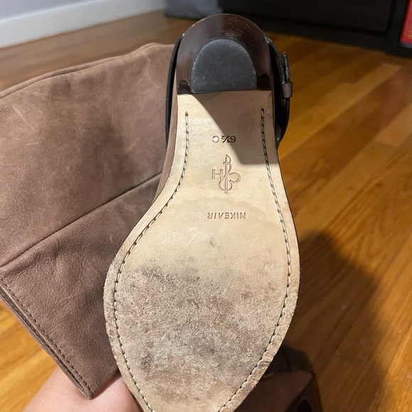 COLE HAAN E10 D32418 Brown Leather Knee High Boot - Picture 3 of 5